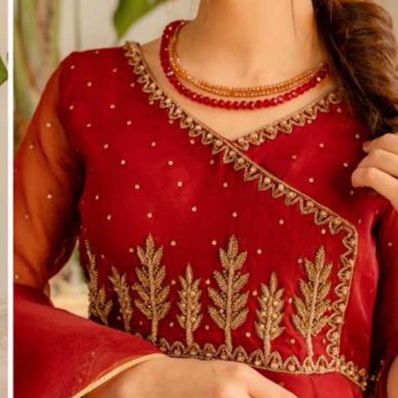 Pakistani Designer Dress 3Pc - Picture 4 of 6